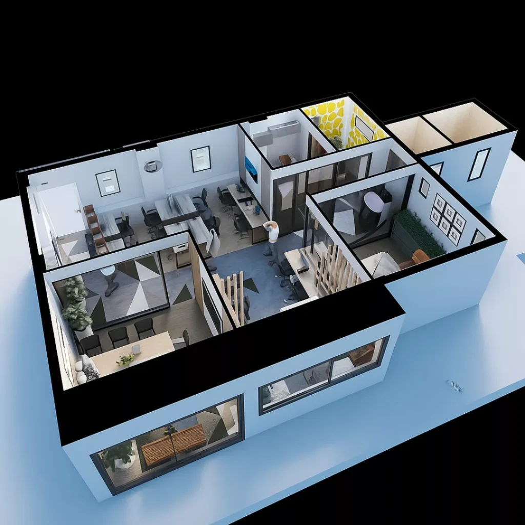 VJ Indiworks Kharadi Office Floor Plan 1