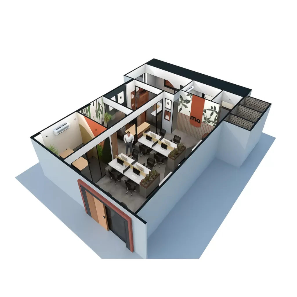 VJ Indiworks Kharadi Office Floor Plan